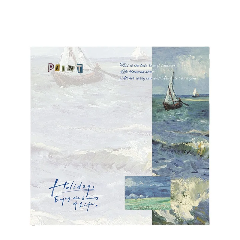 2 шт. наклейки-книжки с рисунком маслом