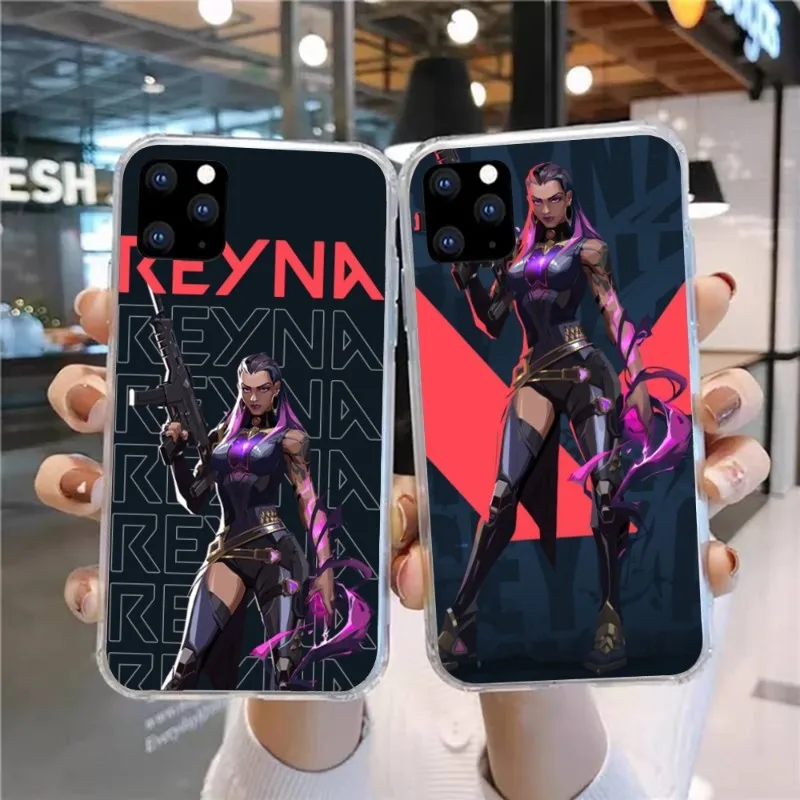 Valorant Reyna геймерский чехол для телефона Huawei P50 P40 P30 Pro Mate 40 30 Pro Nova 8 8i Y7P Honor Прозрачный чехол для телефона Funda