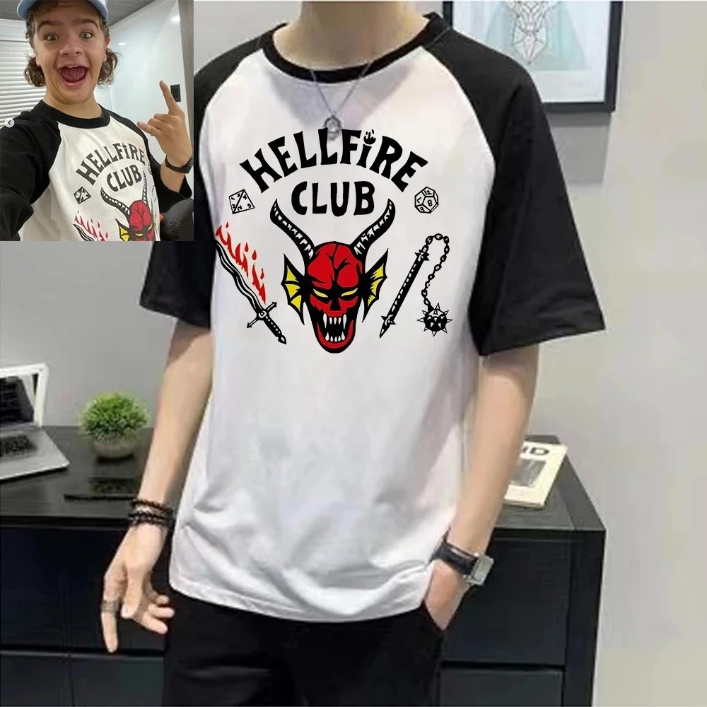 Hot Season 4 T-shirt Eddie Munson Hellfire Club Tshirts Women Aesthetic Graphic T Shirt Funny Daily Casual Tee Shirt Female