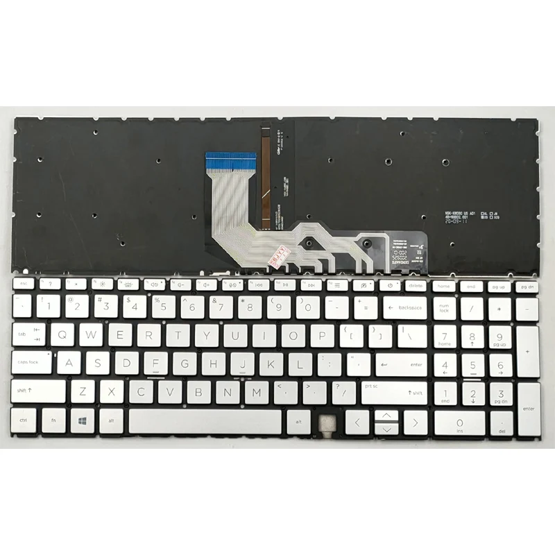 

New For HP Envy x360 15M-ED 15M-ED0013DX 15M-ED0023DX 15M-EE 15M-EE0013DX 15M-EE0023DX Laptop Keyboard US Silver With Backlit