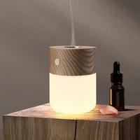aromatherapy night light led bedside with sleeping simple wood grain small table lamp home bedroom atmosphere light