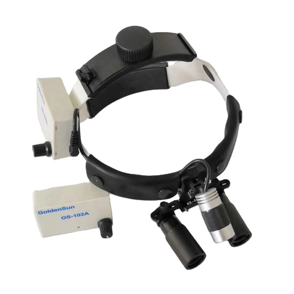 

rechargeable dental surgical led head light with loupes