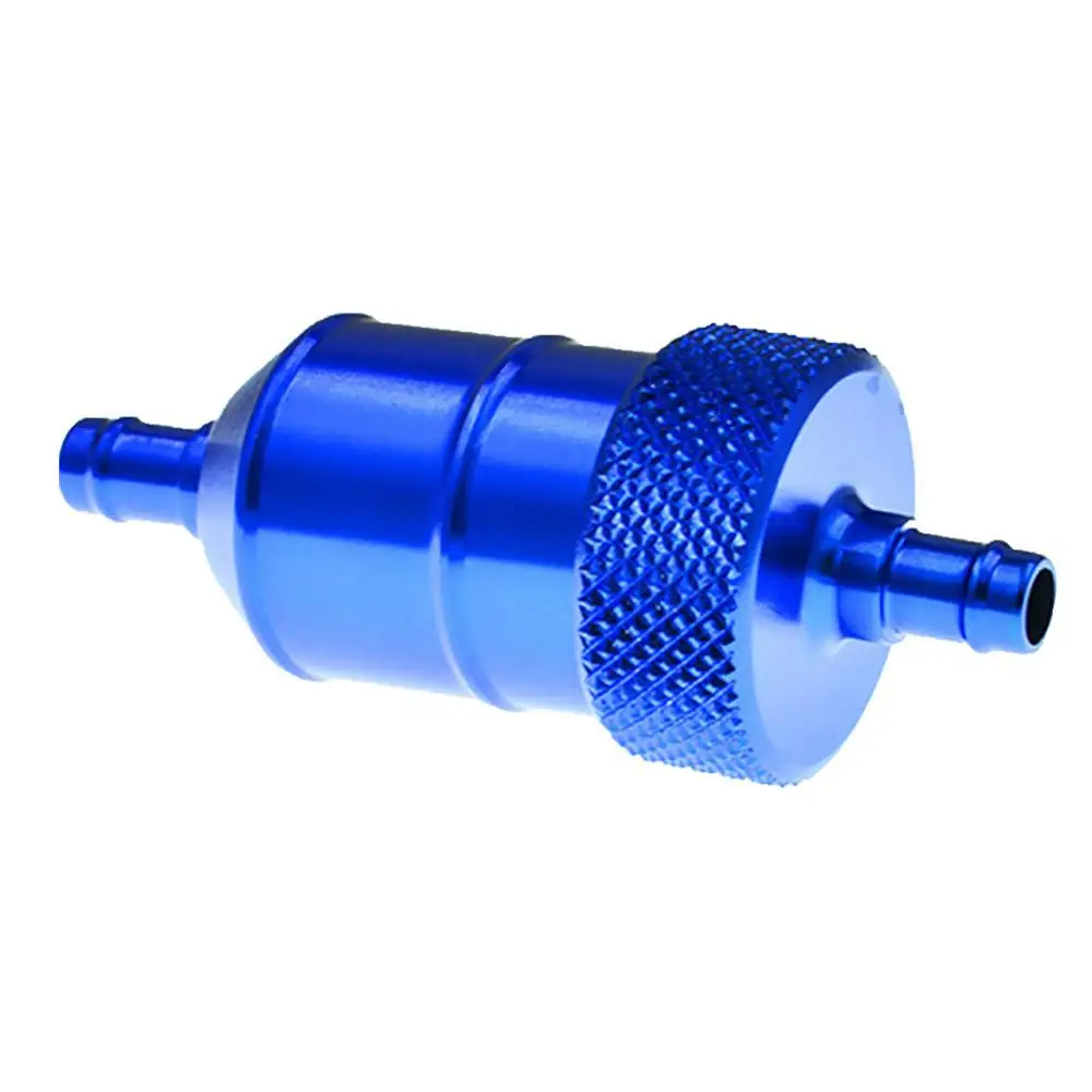 

Fuel Filter Gas Fuel Filter New Universal 8mm Petrol Cleaner CNC Aluminium For Motorcycle Pit Dirt Bike ATV Quad Inline Oil Gas