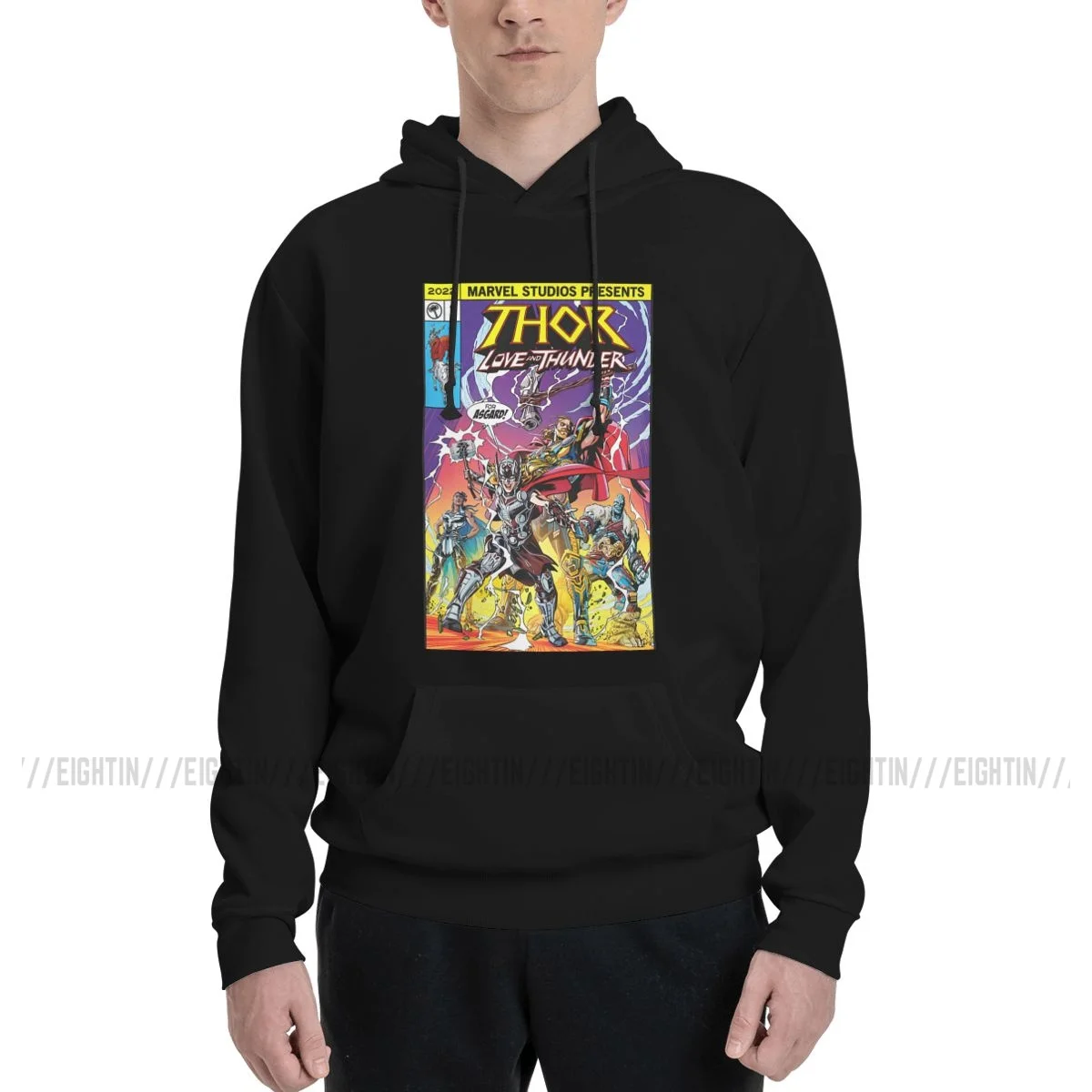 

Group Comic Cover Fashion Sweatshirts Men WomenLove and Thunder Oversized Hoodie Winter Pullovers