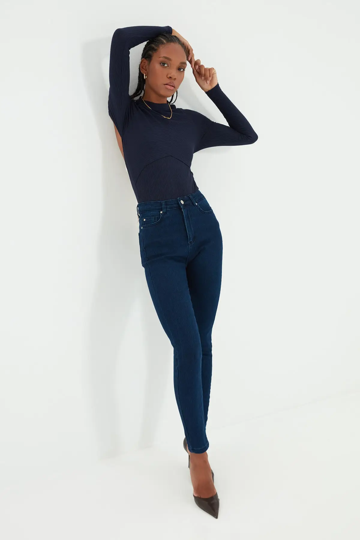 

Trendyol High Waist Skinny Jeans TWOAW22JE0368