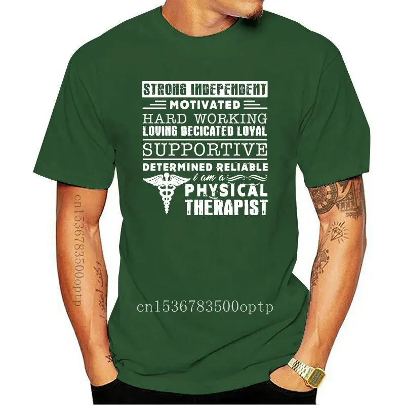 

Camiseta de fisioterapia para hombres, camisa divertida estampada con cuello redondo, camisetas de verano, camiseta Pop ajustada