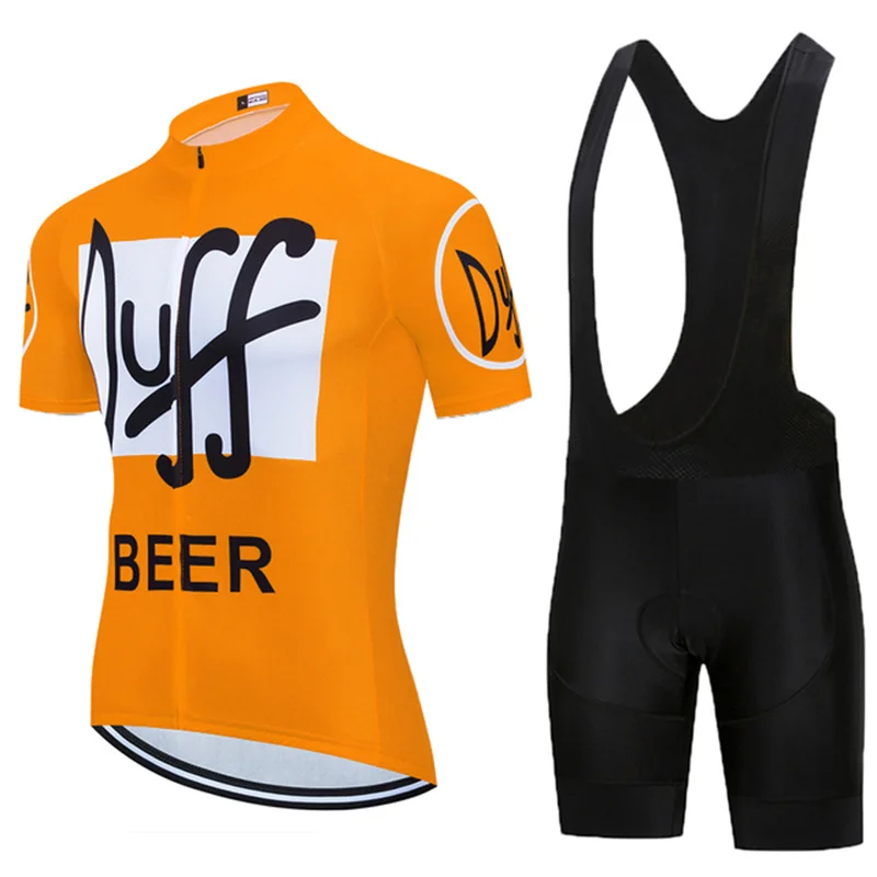 

Cycling Jersey 2022 New Team DUFF Cycling Clothing MTB Cycling 20D gel Bib Shorts Men Bike Jersey Set Ropa Ciclismo Triathlon