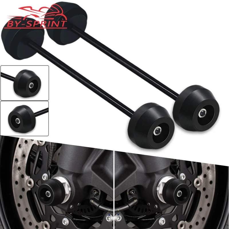 

Motorcycle CNC Front Axle Fork Wheel Falling Protector Crash Sliders Cap For HONDA CB650F CBR650F CB CBR 650F CBR650 CB650 F