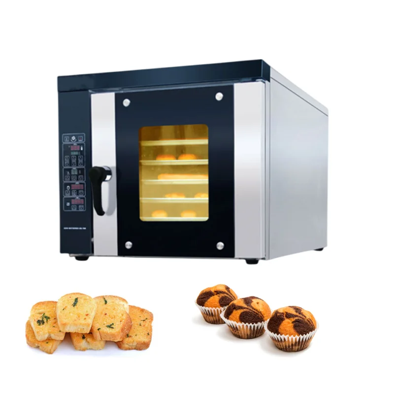 

Commercial Convection Oven 5 Trays Hot Air Convection Oven With Trolley Electric Baking Oven For Sale