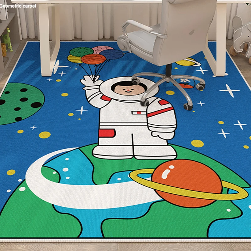 

Children'S Room Carpet Study Study Table Pad Living Room Home Bedroom Bedside Rugs Computer Gaming Swivel Chair Floor Mat