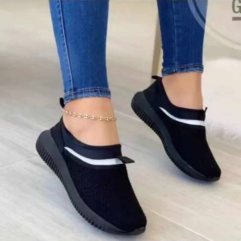 

Женские сетчатые кроссовки, дышащая спортивная обувь, амортизирующая обувь для бега, повседневная обувь, новинка 2022