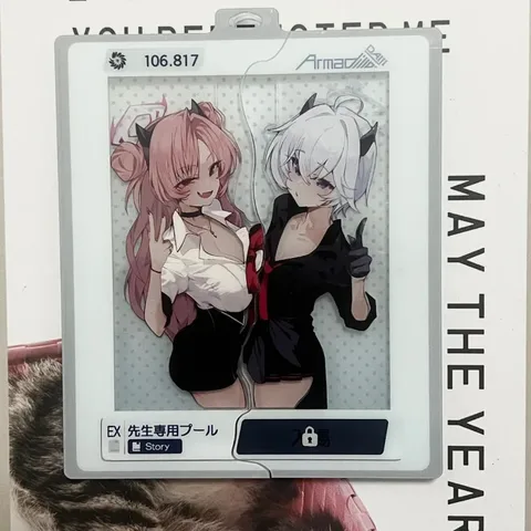 Брелок Blue Archive Акриловый женский