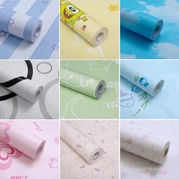5m10m waterproof self adhesive wallpaper baby bedroom student dormitory wall stickers living room peel and stick wallpaper