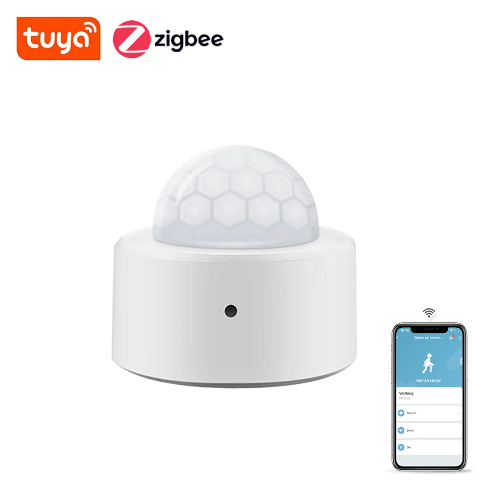 

Мини PIR Датчик Движения Zigbee Детектор Человеческого Тела Инфракрасная Охранная Сигнализация Для Умного Дома Работает С Ale...