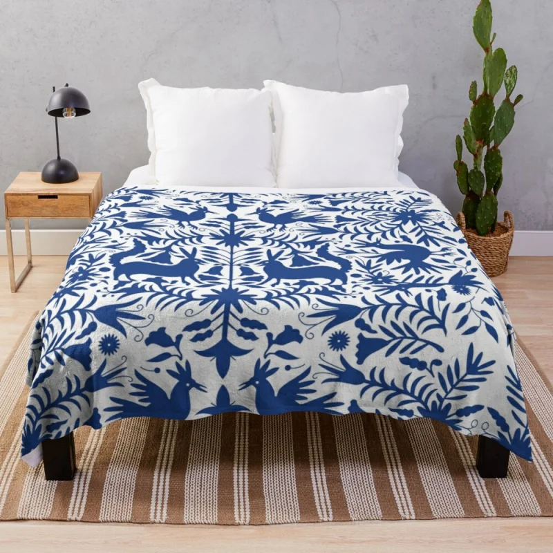 

Синее одеяло Otomi, Флисовое одеяло, детское одеяло, одеяло