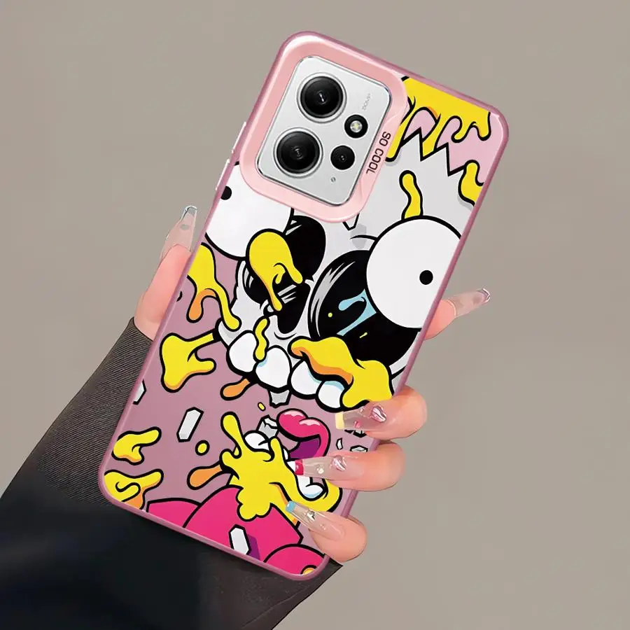 Homer S-Simpsons for Samsung Galaxy A52 A52s A53 A71 A55 A73 5G A72 A54 A15 A16 A25 A51 Soft Case Phone Cover Shell