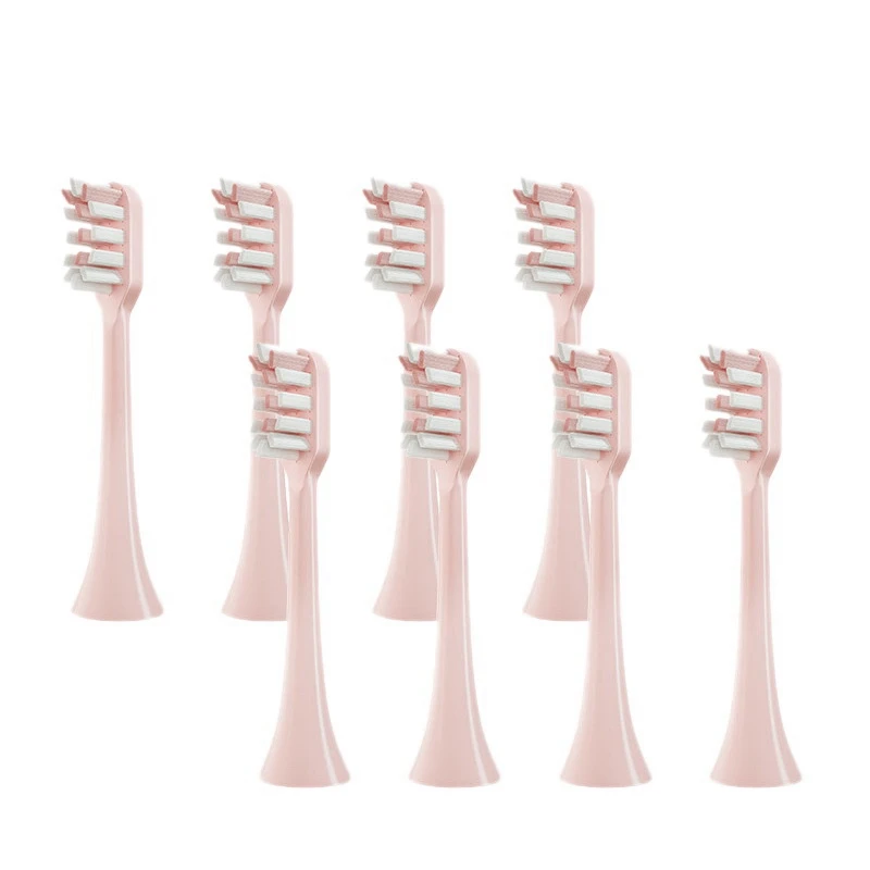 8Pcs Replacement Toothbrush Heads for Xiaomi SOOCAS V1X3/X3U X1/X3/X5 Electric Tooth Brush Pink