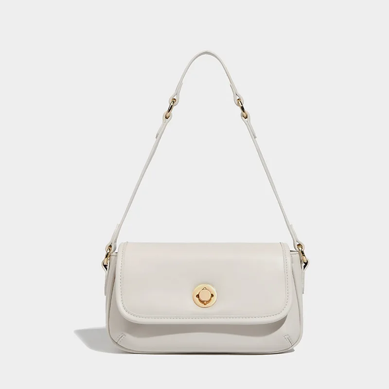 Retro One-shoulder Bag, Hand-held Woman's Bag, Fall 2023 New Versatile Fashion Cross-body Bag, Small Square Bag Under The Arm