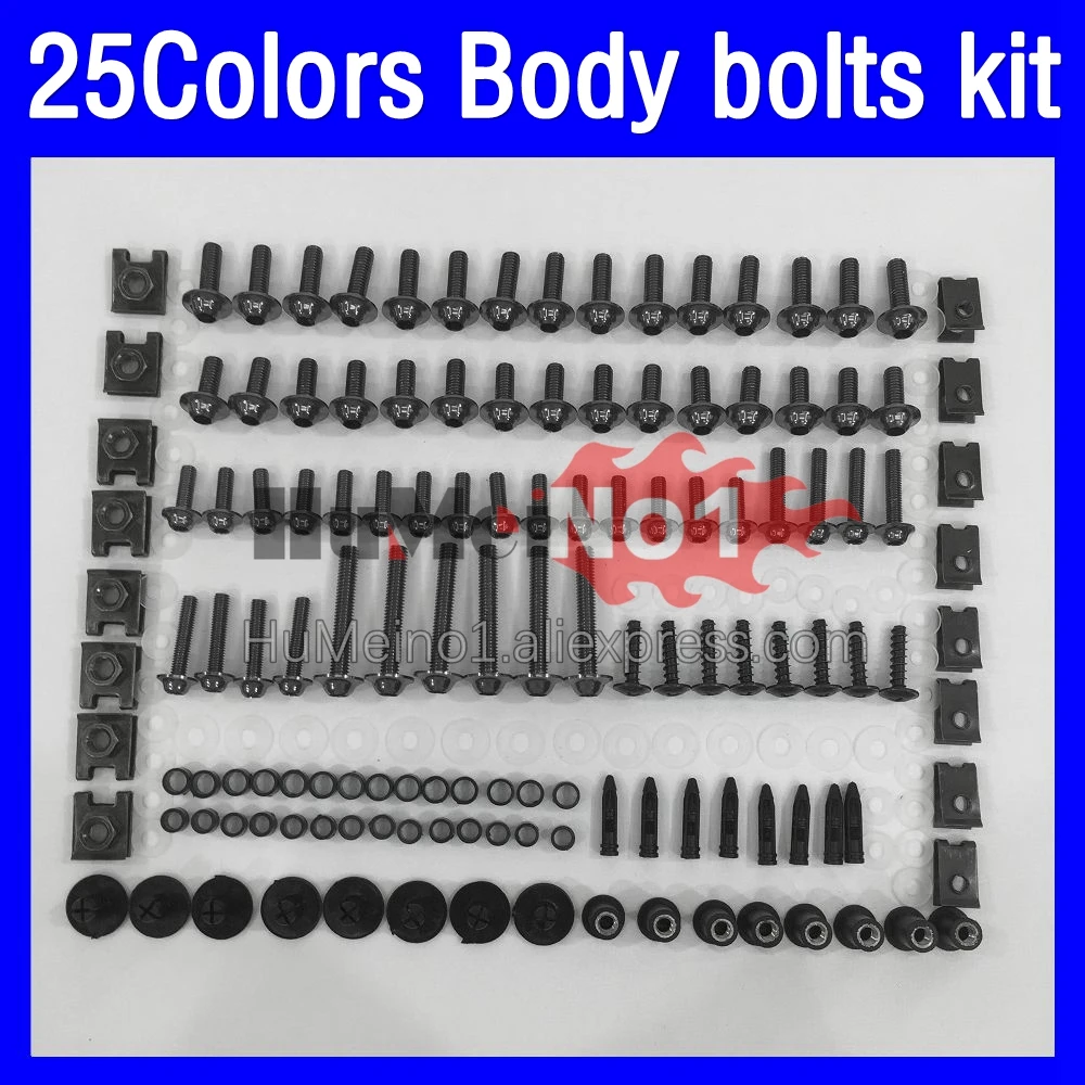 

268ps Fairing bolts full screw kit For KAWASAKI NINJA ZX14 R ZX 14R 14 R ZX-14R ZX14R 12 13 14 15 16 17 Body bolt screws Nuts