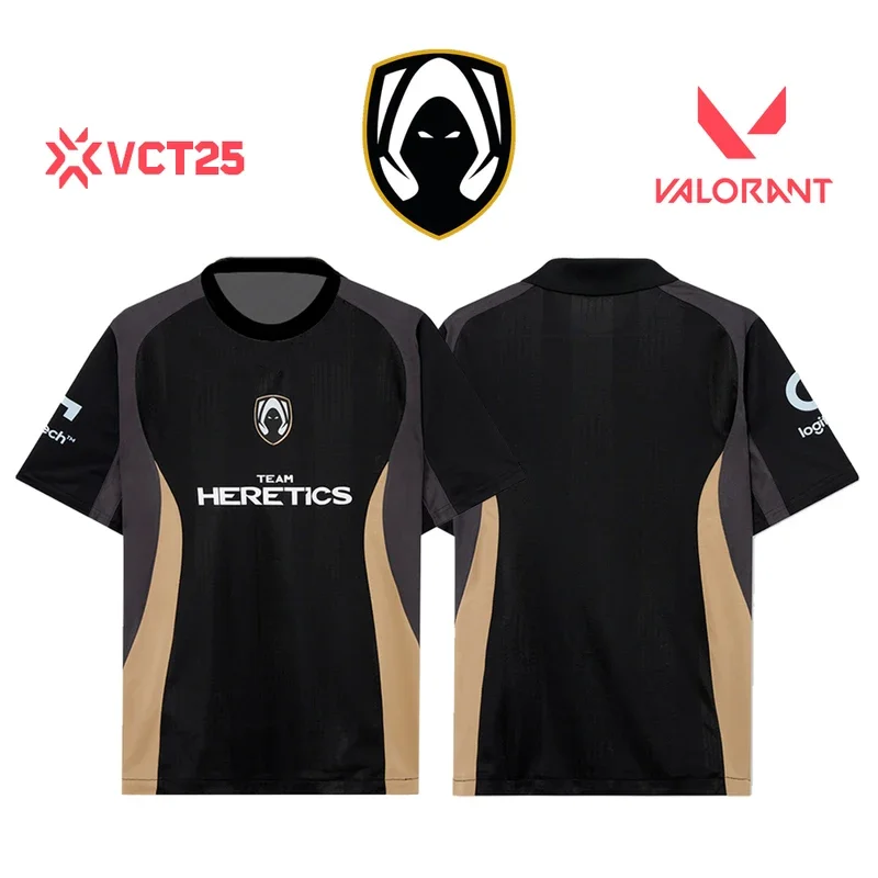 Team Heretics Valorant Esports Jersey 2025 VCT Клубная тренировочная форма для мужчин и женщин Benjyfishy