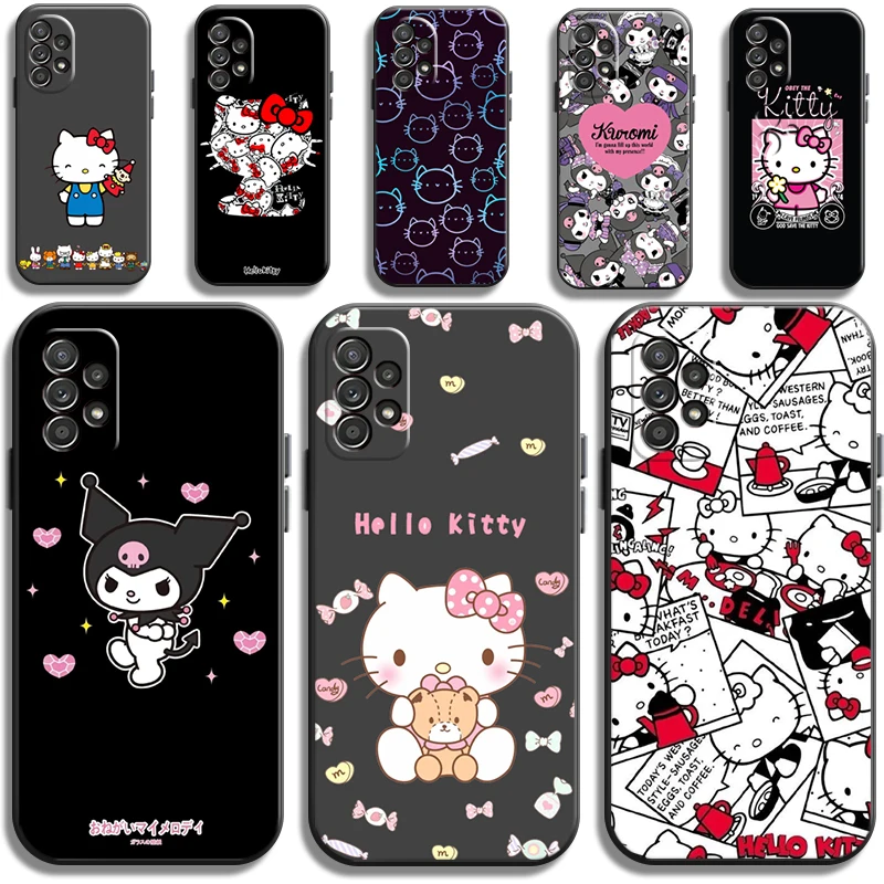 

TAKARA TOMY Hello Kitty Phone Cases For Samsung Galaxy S20 FE S20 Lite S8 Plus S9 Plus S10 S10E S10 Lite M11 M12 Coque Carcasa