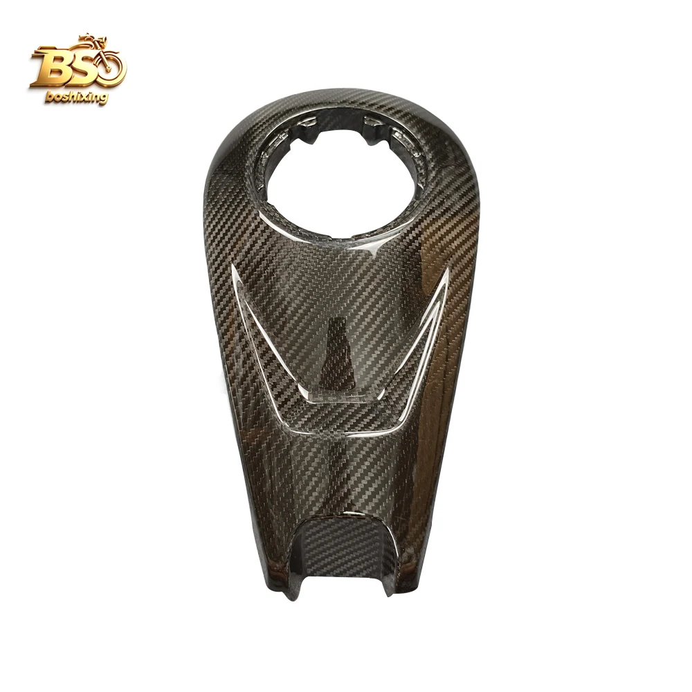 Фото Защитная накладка на верхнюю часть топливного бака для мотоциклов CF 675SRR CF 675 SR SRR, комплект обтекателей из настоящего карбона 3K, аксессуары для мотоциклов №2