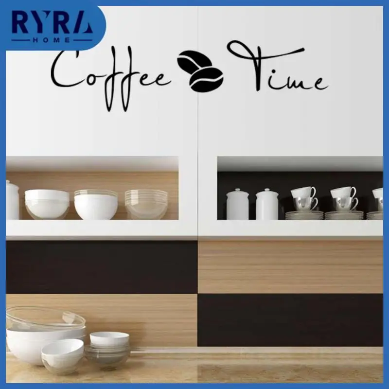 

PVC coffee Wall Sticker Home Decor Living Room Bedroom Floor wall Decoration Removable Wall Decals wall poster DIY