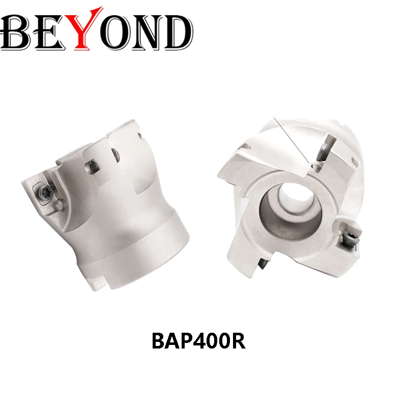 

BEYOND 90 Degree BAP400R BAP 400R 50mm 63mm 50-22-4T 63-22-4T CNC Shoulder Head Right Angle Face Milling Cutter Insert APMT Tool