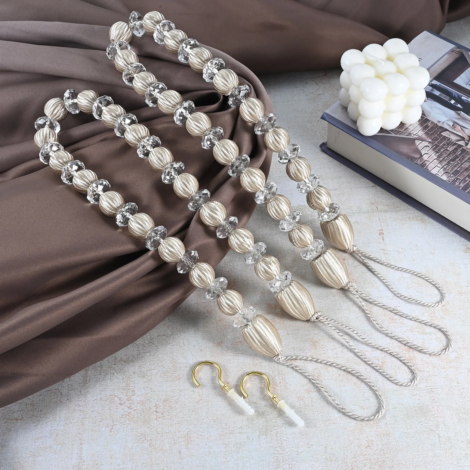 

Акриловые бусины для штор 2 шт.