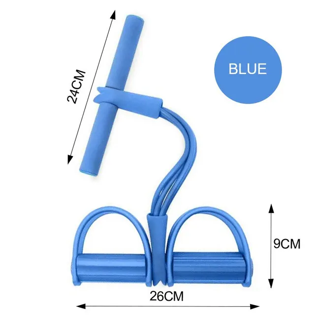 Multi Function Tension Rope Bands for Fitness Exercises Elastics Tape Home Resistance Bands 4 Tube Elastic Pedal Puller 2