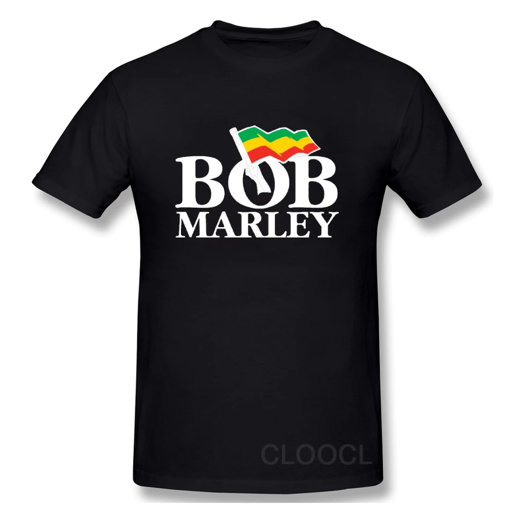 

CLOOCL 100% Cotton T-Shirt Famous Star Singer Bob Marley Pattern Print T-shirt Summer Fashion Brands Tees Harajuku Unisex Tops