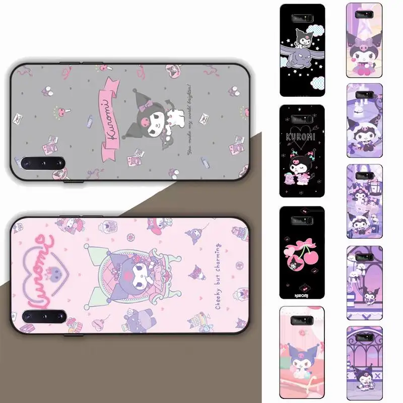 

BANDAI Kuromi Cartoon Phone Case for Samsung Note 5 7 8 9 10 20 pro plus lite ultra A21 12 72