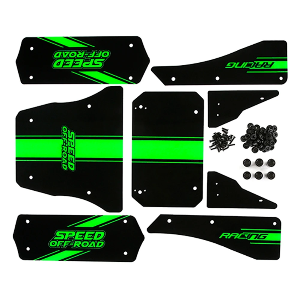 

Upgrade PC Material Remote Control Car Shell for 1/5 Losi 5Ive T Rovan LT Remote Control Car Accessories,Green