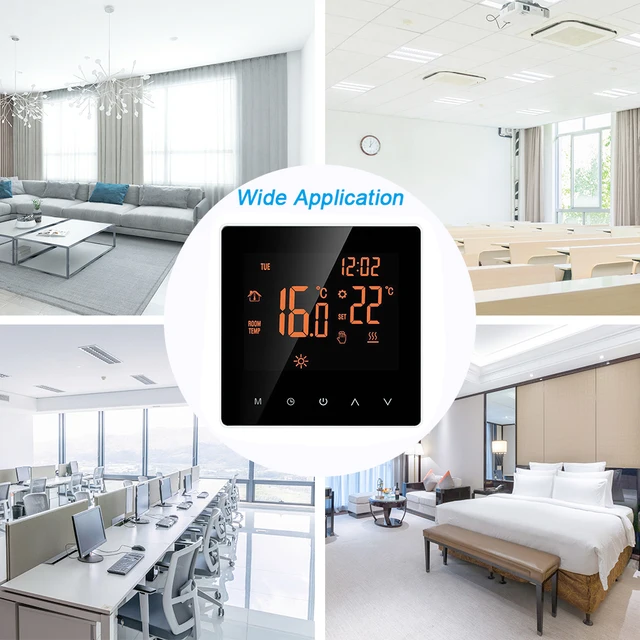 BONDA Floor Wifi Thermostat Tuya Smart Home Electric Heating Water/Gas Boiler for Google Home Alexa Temperature Control System 3