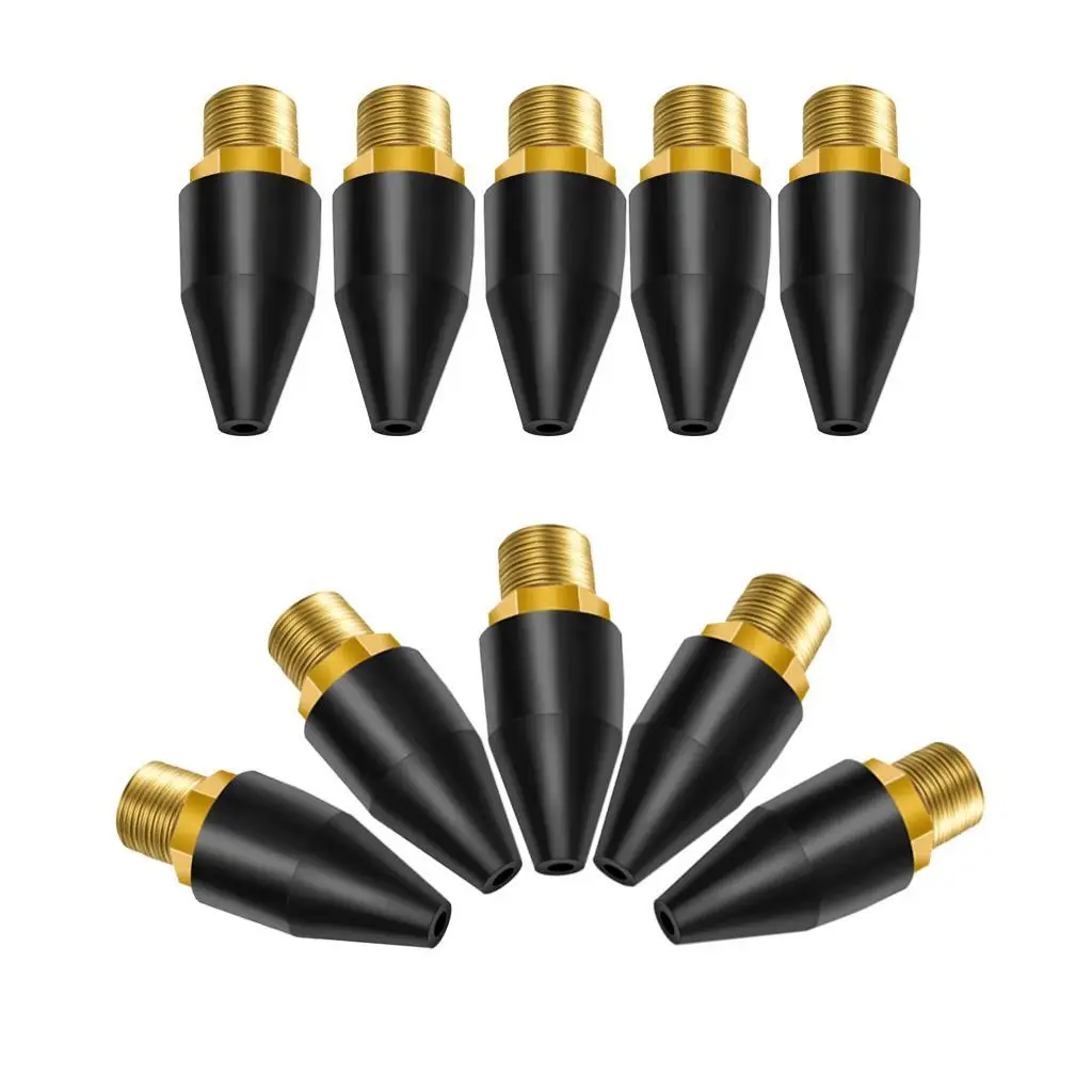 

Rubber / Brass Tip for Air Blow Guns 1/8 Inch NPT Male -(f 10pcs)
