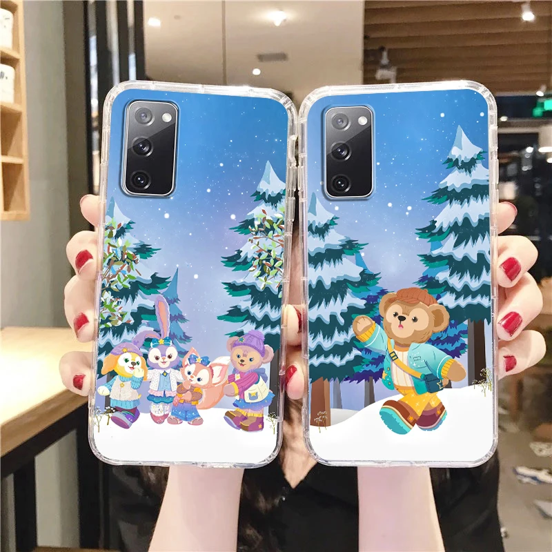 

Disney Stardale Cute Anime Transparent Phone Case For Samsung A73 A72 A71 A53 A52 A51 A42 A33 A32 A23 A22 A21S A12 A03 5G Cover