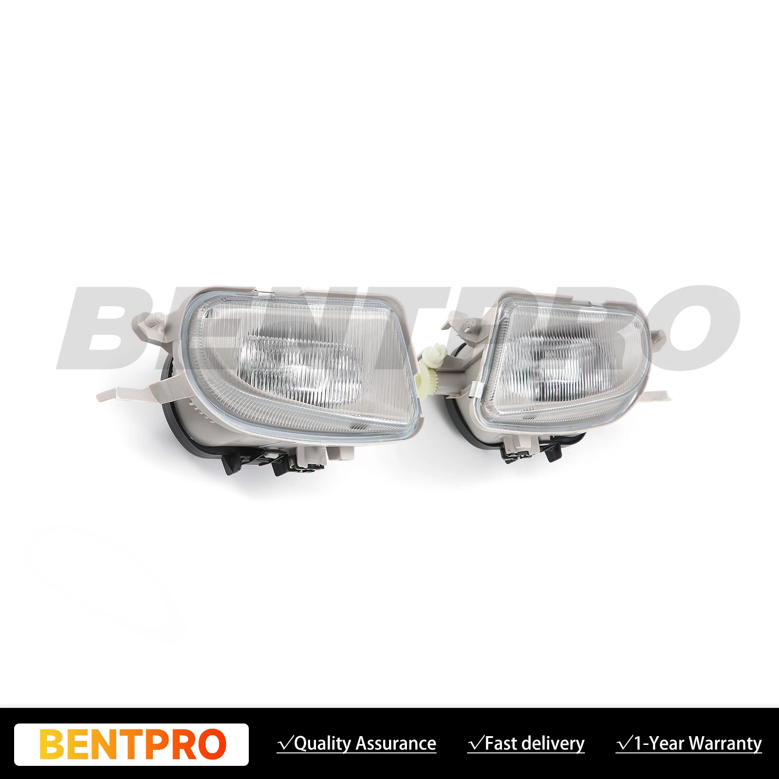Фото Комплект противотуманных фар для Mercedes Benz E320, SLK230, CLK320, E430, C43 AMG, E55 AMG 2000-2003 гг., артикулы 1708200156, 1708200256 №2