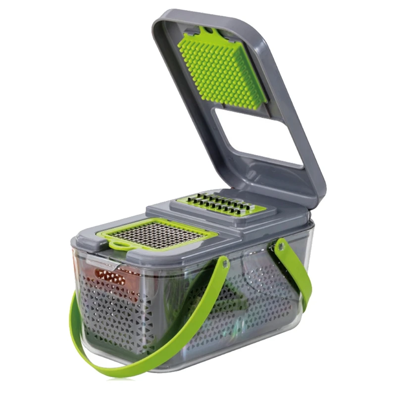 

Slicer Vegetable Cutter Vegetable Grater Chopper Fresh-Keeping Storage Box Kitchen Gadgets