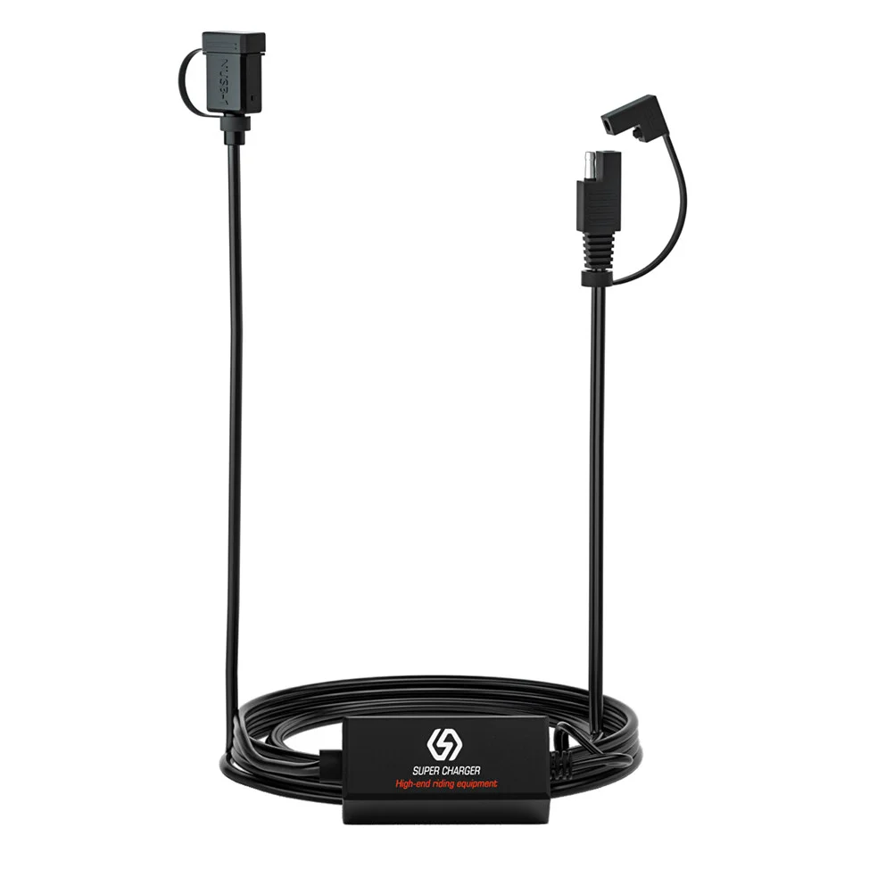 

Cable Adapter Fast Charge Waterproof Motorcycle SAE USB Phone Parts Charging Adapter Motorbike MP4
