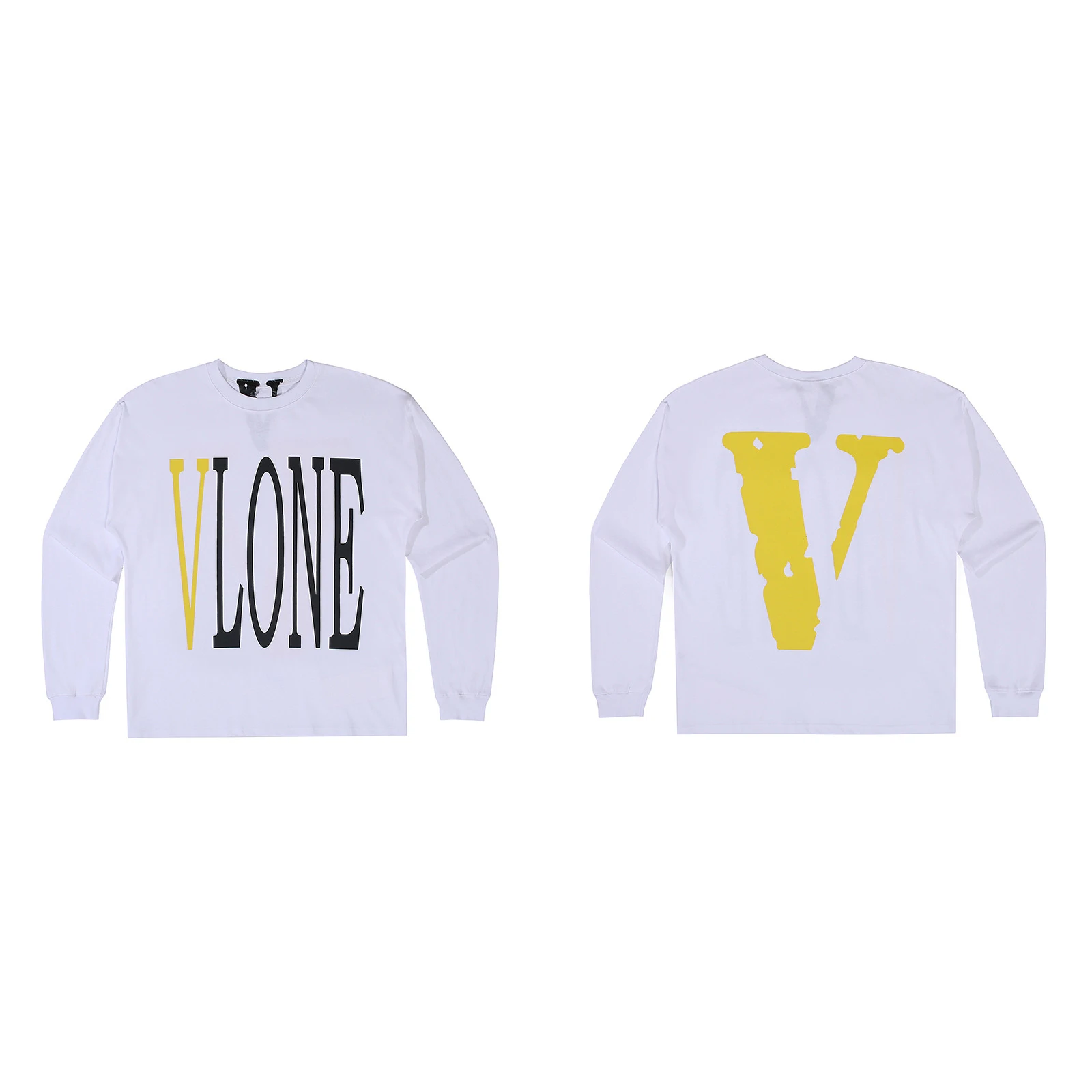 

Женский свитшот с длинным рукавом VLONE, Осенний свободный уличный свитшот в стиле хип-хоп, мужская хлопковая повседневная одежда с буквенным ...