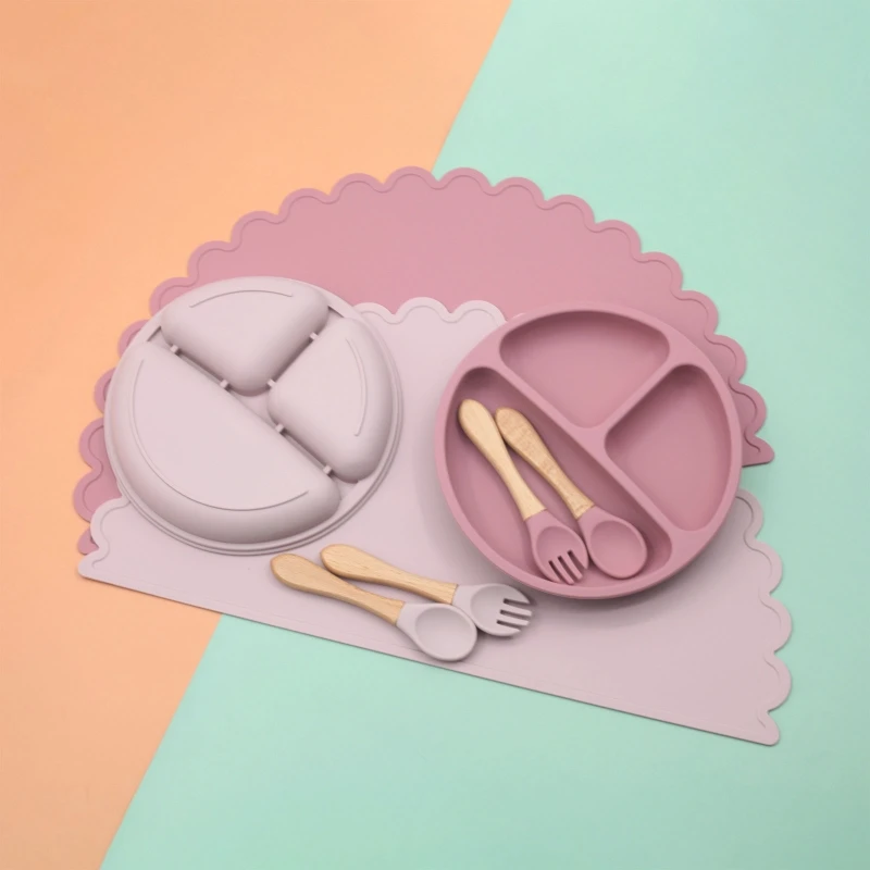 4 шт. Детские Силиконовые столовые приборы | Мать и ребенок