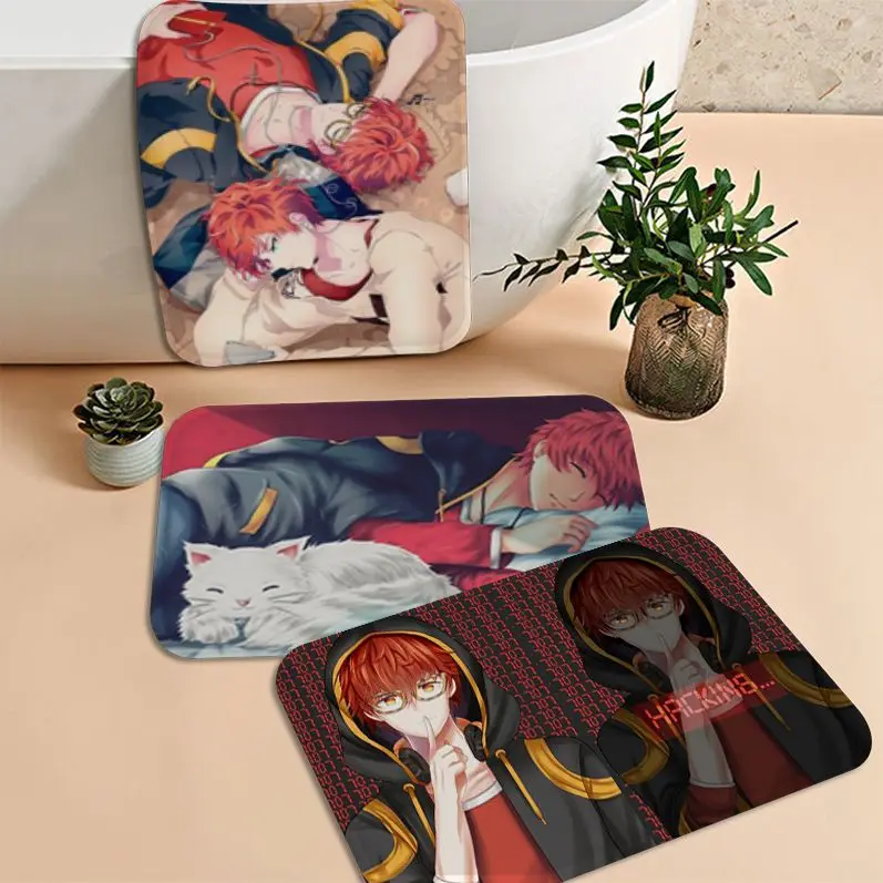 

Mystic Messenger Bathroom Mat Retro Multiple Choice Living Room Kitchen Rug Non-Slip Alfombra