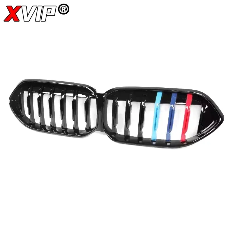 Блестящие решетки переднего бампера XVIP с двойной линией для BMW 2 серии F44 2020-2023 228i