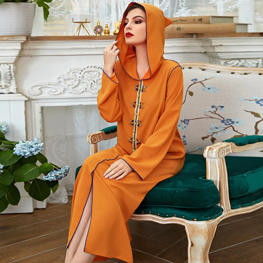 Abaya Dubai Muslim Long Dress Kaftan Moroccan Mariage Islam Turkey African Dresses for Women Robe Longue Femme Musulmane Vestido
