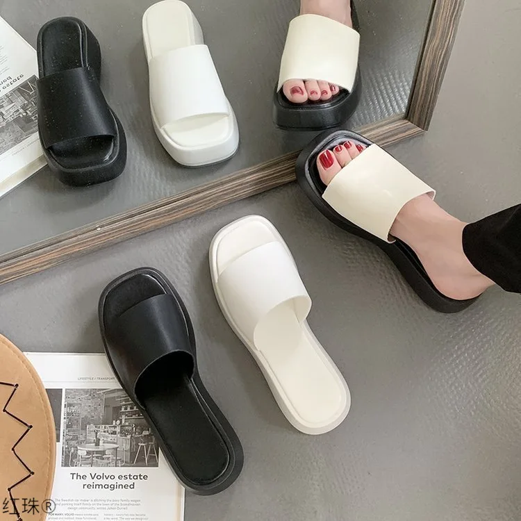 

2022 NEW Woman Slippers Indoor Lover Shoes Ladies Comfortable Open Toe Slides Women's Beach Shoes Women Footwear