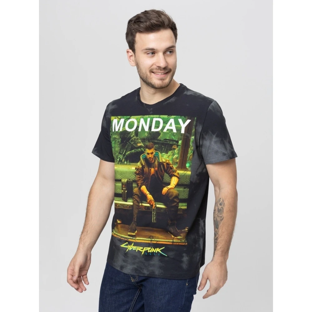 Футболка мужская FortyFour MT007 темно-серый хлопок 100%