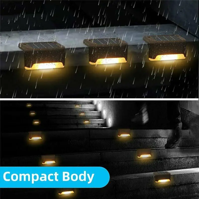 

Outdoor waterproof LED solar ladder lights garden lights courtyard stairs garden courtyard fence deck lighting