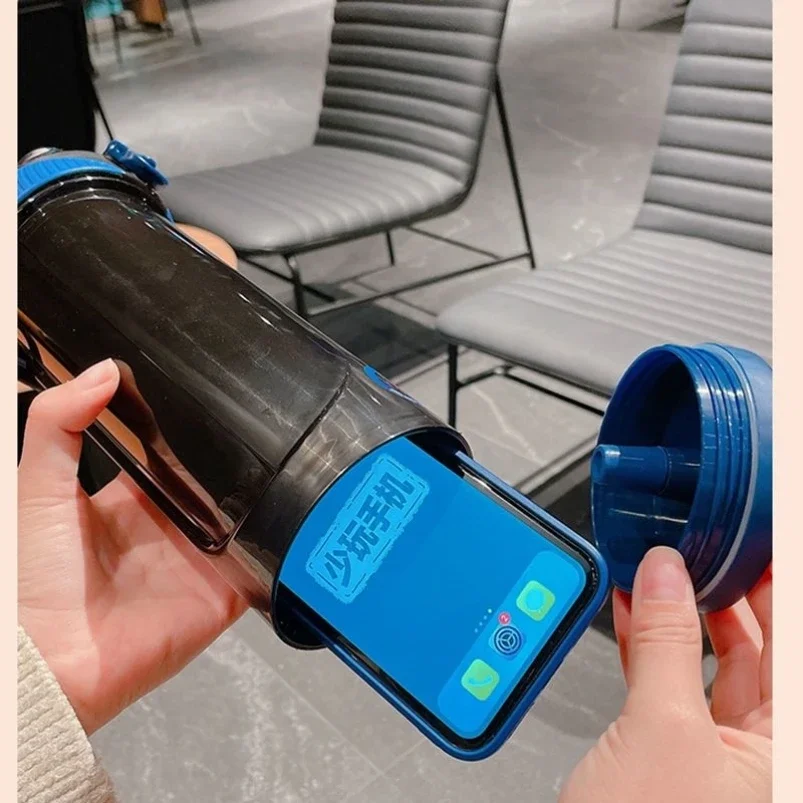 Экологичная пластиковая бутылка для хранения с секретным отделением телефонов