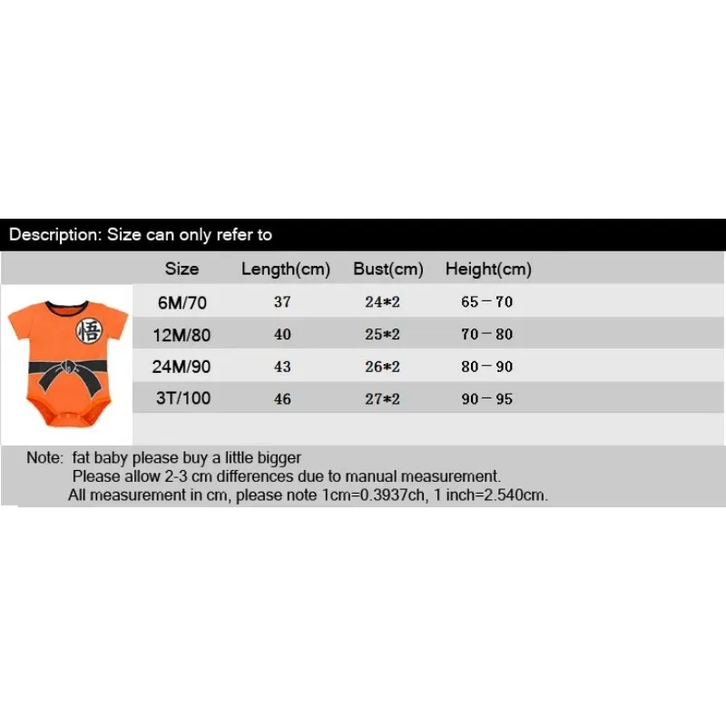 Комбинезоны в стиле аниме Dragon Ball одежда для новорожденных мальчиков комбинезон