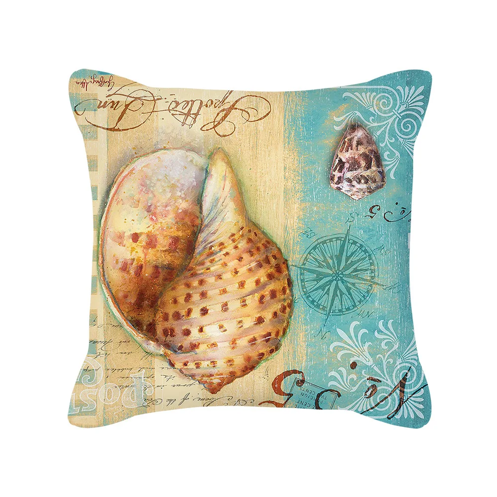 Наволочка для подушки с принтом морской Кит черепахи 18x18 дюймов наволочки из